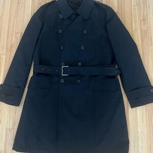 ARMANI COLLEZIONI Over Coat 44  Wool Blend Double Breasted Made In Italy